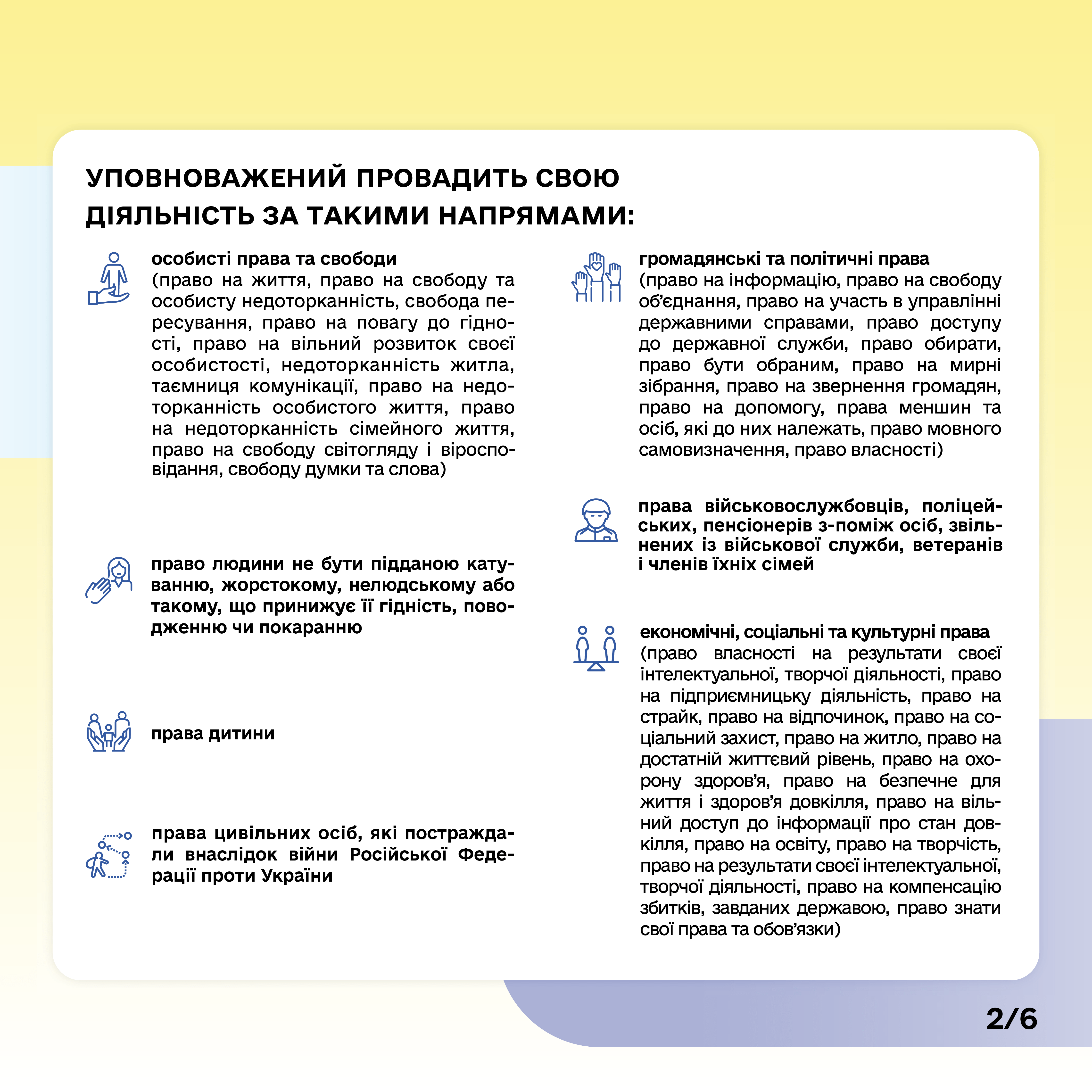 Інформація про діяльність Уповноваженого Верховної Ради України з прав людини